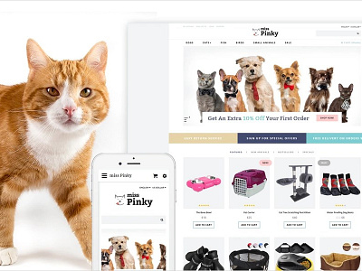 Pet Shop Responsive OpenCart Template