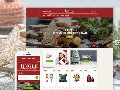 Christmas Responsive Shopify Theme christmas templates ecommerce gifts holiday shopify