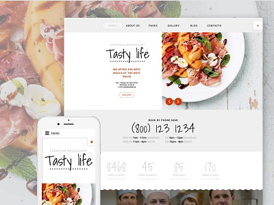 Cafe and Restaurant Responsive Joomla Template cafe and restaurant joomla responsive design