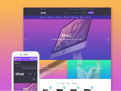 Computer Store Responsive OpenCart Template