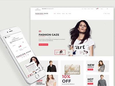 Fashion Store Responsive VirtueMart Template beauty ecommerce fashion fashion store template virtuemart