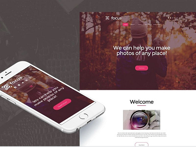 Photo Studio Photo Gallery Template