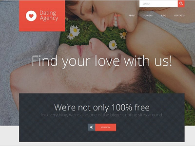 Love Romance WordPress Theme dating template love people responsive design romance society wordpress