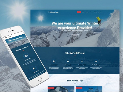 Travel Agency Responsive Joomla Template joomla outdoors responsive design sports travel agency template