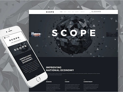 Scope - Investment Company Responsive Joomla Template