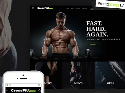 Crossfitt Store PrestaShop Theme