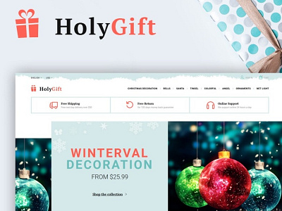 Gifts Store Responsive PrestaShop Theme ecommerce gift store prestashop responsive design