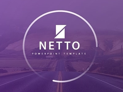 Netto - Creative Financial Presentation PowerPoint Template financialpresentation powerpoint powerpointtemplate webdesign webtemplate