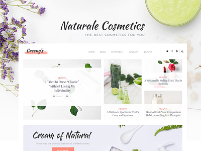 Healthy Fashion Elementor WordPress Theme cosmetic cosmeticstore elementor webdesign webtemplate wordpress wordpresstheme