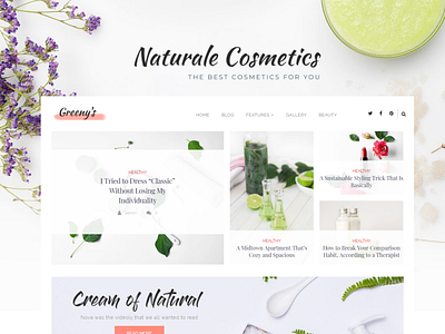 Healthy Fashion Elementor WordPress Theme