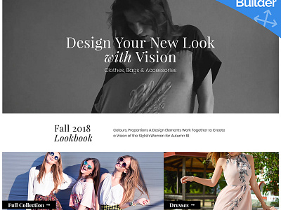 Lookbook Moto CMS 3 Template lookbook motocms motocms3 website webtemplate