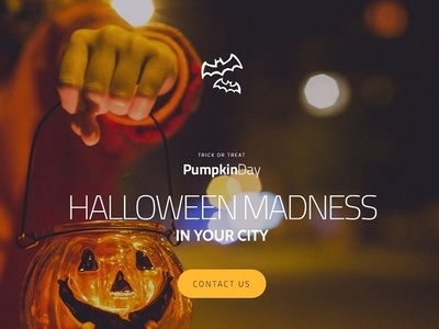 Halloween Moto Cms3 Template