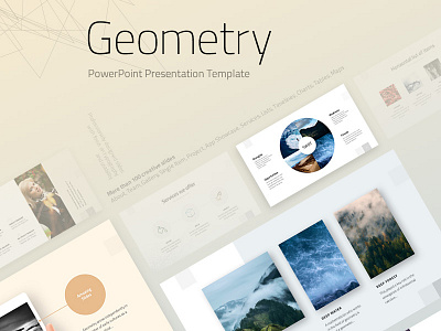 Geometry PowerPoint Template powerpoint presentation presentation designs