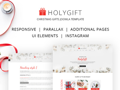 Snowy Christmas - Christmas Gifts Shopify Theme christmas christmastheme design ecommerce gifts responsive design shopify webdesign website