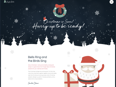 Jingle Bells - Christmas Holidays Elementor WordPress Theme christmas christmas holidays christmas theme design elementor template webdesign website wordpress
