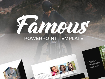 Famous - Creative PowerPoint Template design powerpoint powerpoint template presentation responsive design template webdesign