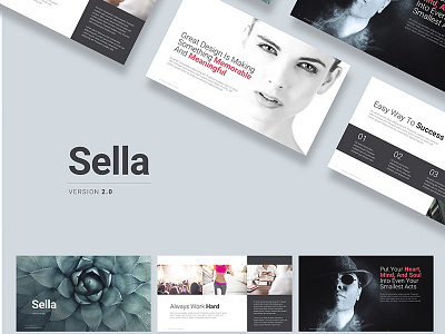 Sella 2.0 Powerpoint Template PowerPoint Template design powerpoint powerpoint template presentation presentation design template webdesign