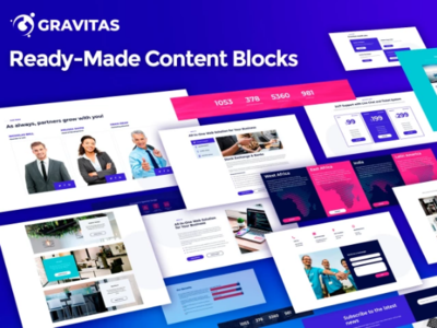 Gravitas Multipurpose Business Moto CMS 3 Template blog blog design business motocms 3 multipurpose multipurpose template webdesign website wordpress