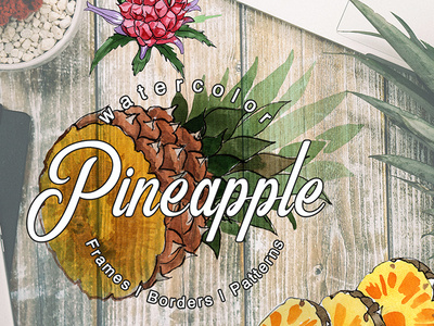 Pineapple Watercolor Png Illustration design illustration pineapple png watercolor webdesign website