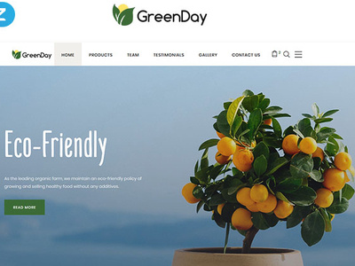 Food Store Clean HTML Bootstrap Landing Page Template