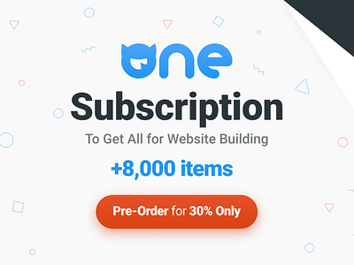 ONE by TemplateMonster is available for pre-order subscription template template builder template design webdesign webdevelopment website