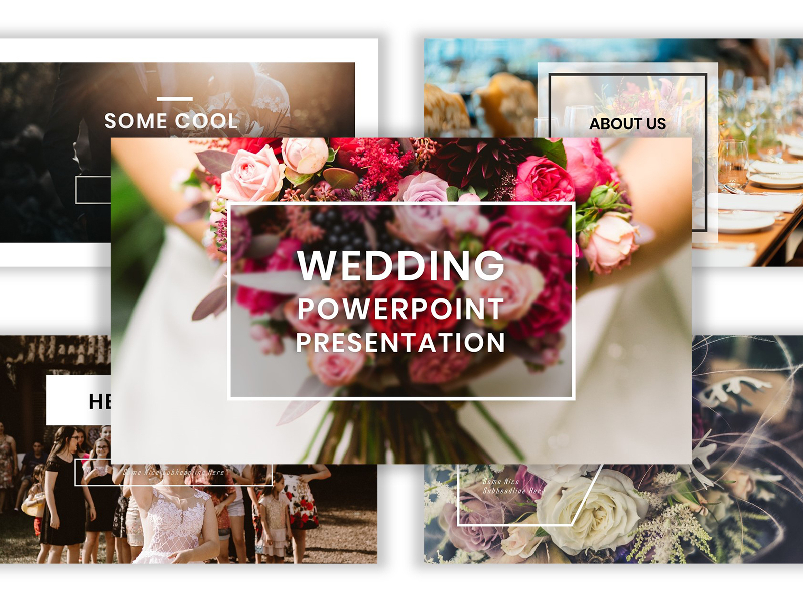 Wedding PowerPoint Template by TemplateMonster on Dribbble