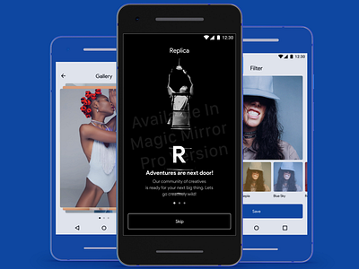 Replica Android UI Kit UI Elements android ui webdesign