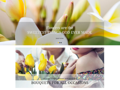 Flower Shop Responsive Shopify Theme bouquets ecommerce flower flower shop shopify shopify theme