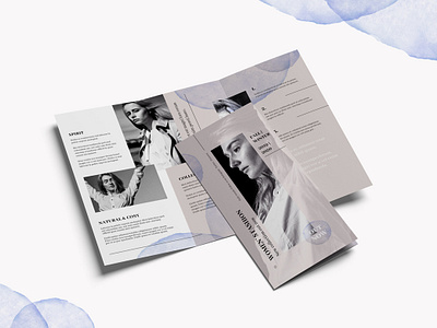 Fashion Trifold Brochure Corporate Identity Template brochure corporate identity fashion fashion template webdesign