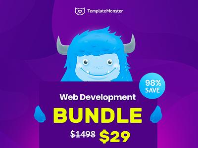 Web Development Bundle from TemplateMonster ecommerce fonts html5 landingpage logo smm webdesign webdeveloper webdevelopment website woocomerce wordpress