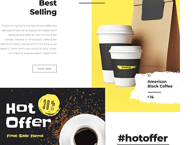 Coffee Shop ECommerce Classic Elementor WooCommerce Theme