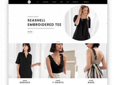 DOT - Women's Fashion & Clothing eCommerce Elegant Shopify Theme clothes template ecommerce ecommerce template fashion fashion template shopify shopify template