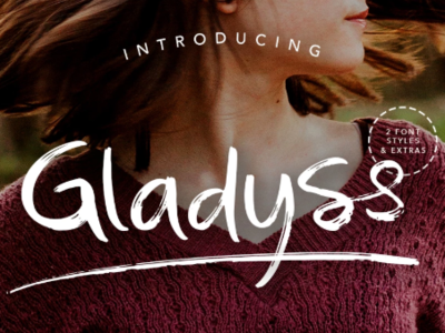 Gladyss Handwritten Font #84036 font design font inspiration fonts typofraphy