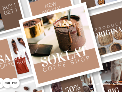 Soklat Pack Social Media #84057 instagram social media template social media marketing social media banner social media design social media socialmedia