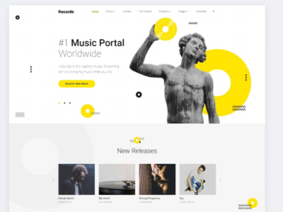 Music Studio Creative Multipage HTML Website Template #84743