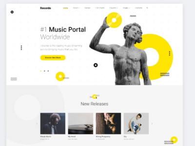 Music Studio Creative Multipage HTML Website Template #84743 art template html html website music studio music studio template music template web developement website