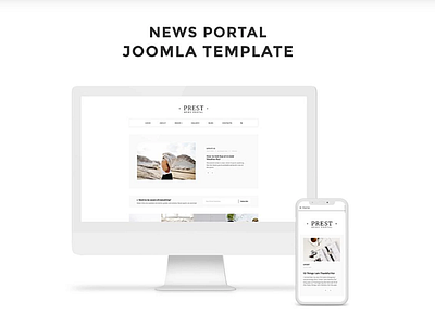 Prest - News Portal Multipage Creative Joomla Template