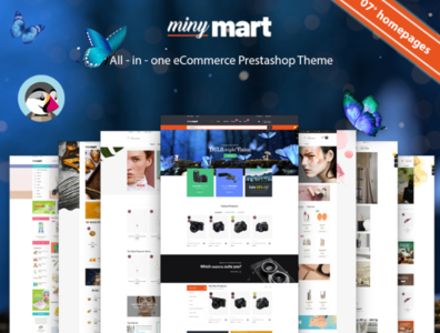 Minymart PrestaShop Theme website builder website design website ecommerce shop ecommerce prestashop theme prestashop