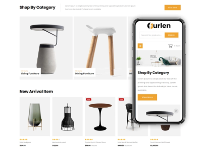 Furlen - Home Decor Store OpenCart Template website open cart template open cart home decor store home store home decor template home decor