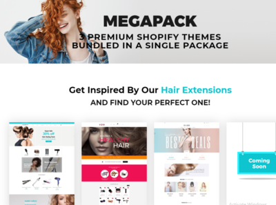 Shopify Hair Extensions Themes - Shopify Theme web development website hair extensions theme shopify store shopify theme shopify