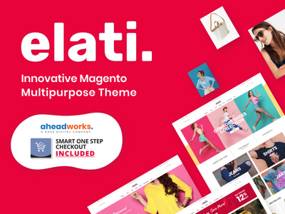 Elati - Aheadworks One Step Checkout Magento Theme online store online shop website template website template