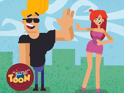 New Johnny Bravo2 illustration vector