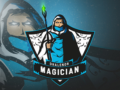 Dhalenor Magician branding esport esport logo esports esports logo esportslogo forsale gaming gaming logo gaminglogo illustration logo logodesigner mascot mascot logo mascotlogo sports logo twitch wizard wizards