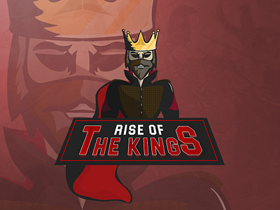 Rise Of The Kings branding dark theme esport esport logo esports esports logo esportslogo forsale gaming gaming logo gaminglogo illustration king logodesigner mascot mascot character mascot logo mascotlogo sports logo twitch