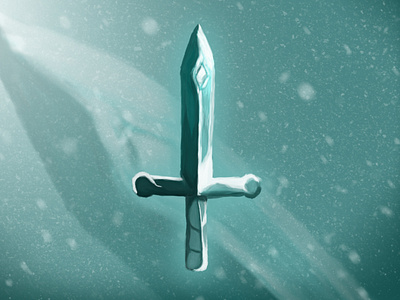 Ice Sword Gaming icon forsale game art game design games gaming gaming app gaminglogo ice icon icon design icons illustration logo mobile app design mobile games mobilegame mobilegames snow sword vector
