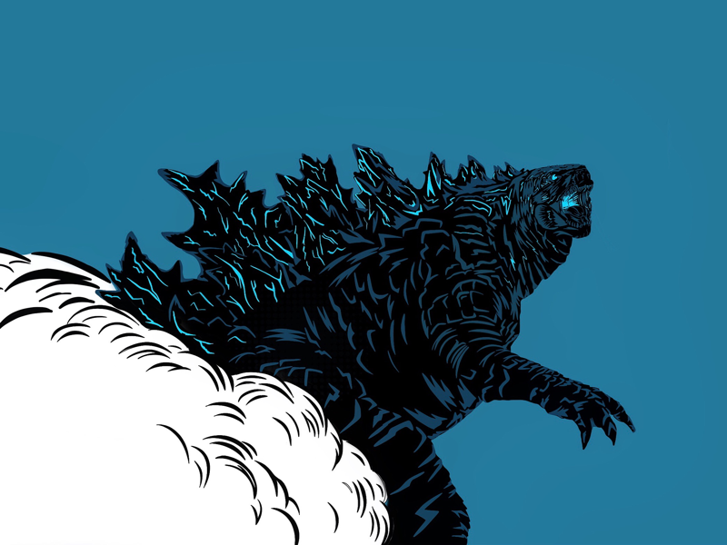 Godzilla by Greg Gaynor on Dribbble