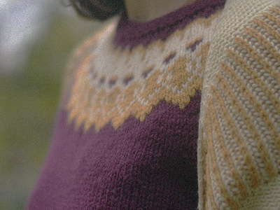 Strokkur Sweater clothes colorwork design fashion icelandic knit knitted knitting knitwear montreal sweater