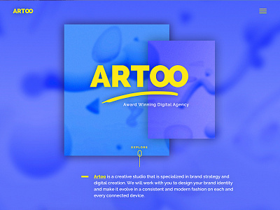 Artoo art direction agency digital agency web trend ui uiux ux webdesign webinspiration