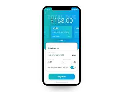 Daily UI: #002 Credit Card Checkout app checkout daily daily002 dailyui payment visa
