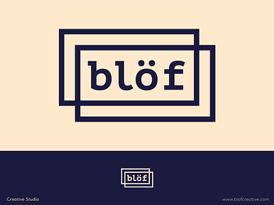Blöf Creative Logo branding creative design identity logo logotype mark studio vector